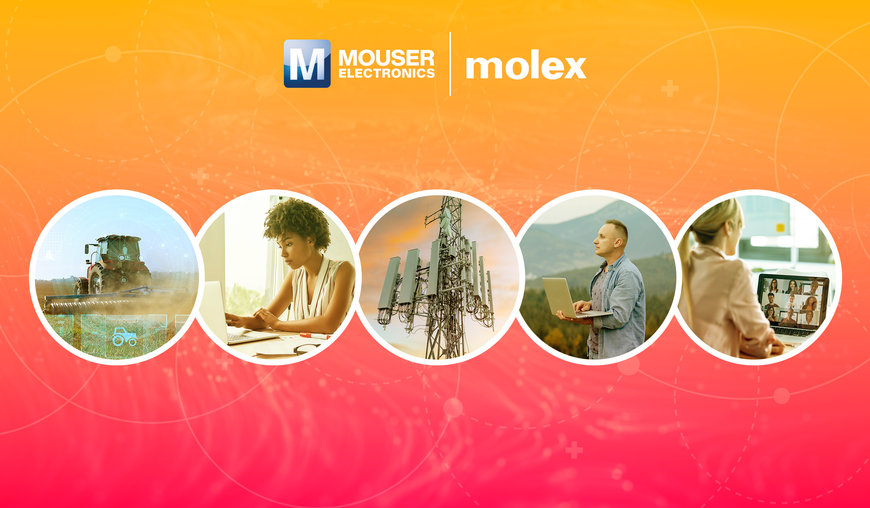 Le nouveau flux de contenu de Molex et Mouser met en avant l’utilisation des connecteurs RF dans l’agriculture intelligente et au-delà